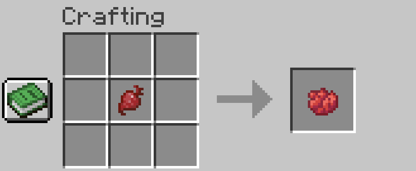 One beetroot (or poppy or red tulip) placed into a crafting table yields one red dye.