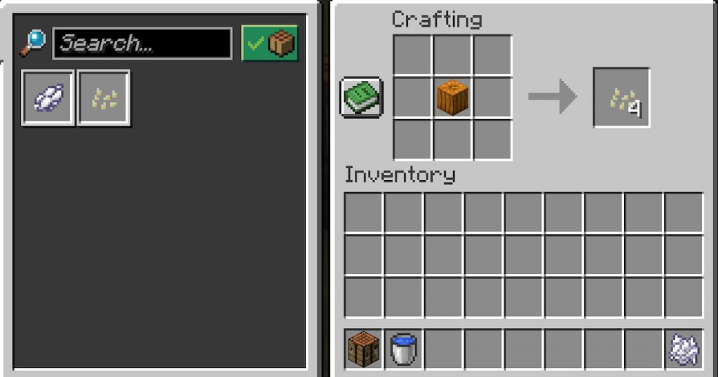 One pumpkin can be used to craft four pumpkin seeds.