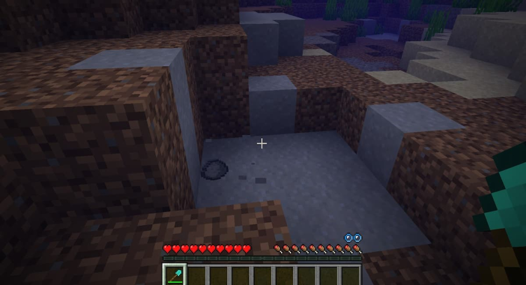 Clay blocks dropping four clay balls when mined.