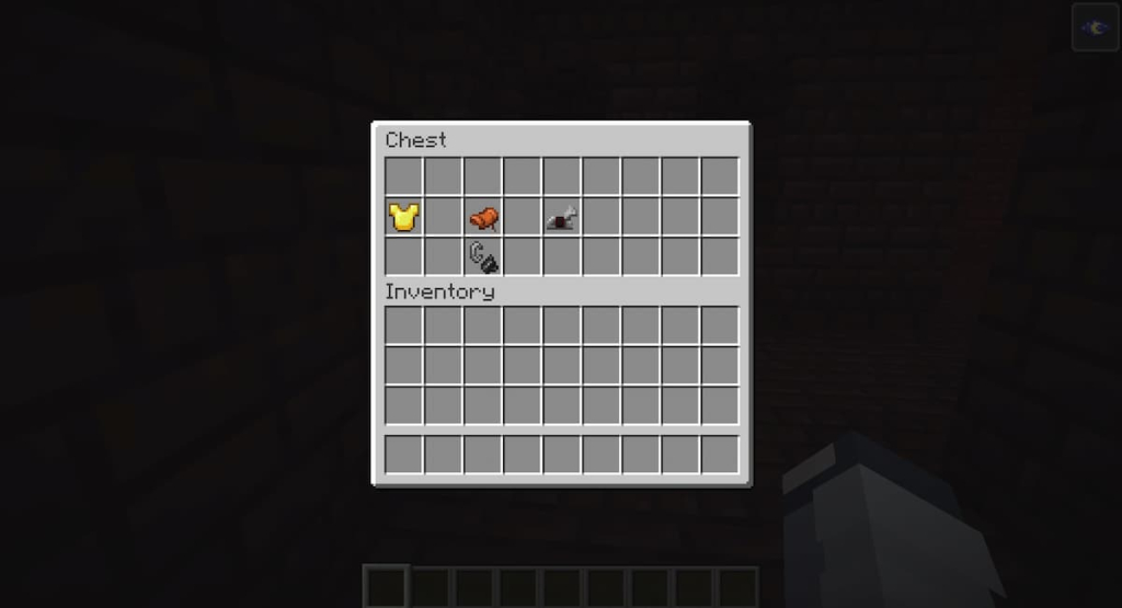 A flint and steel in a Nether Fortress chest. 