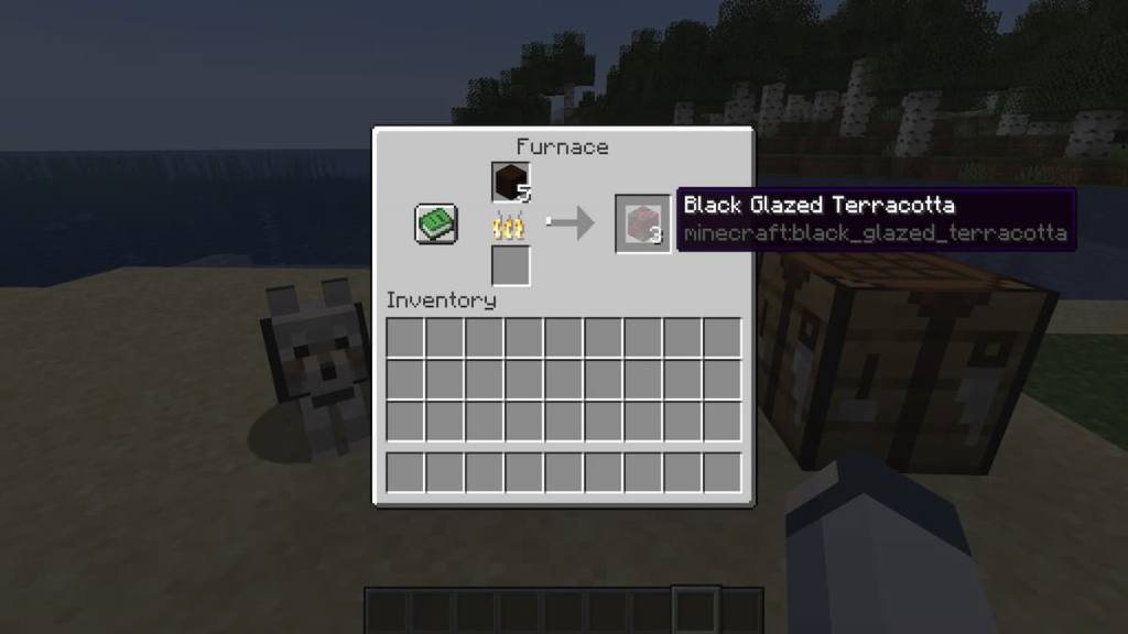 Smelting black terracotta to create black glazed terracotta.