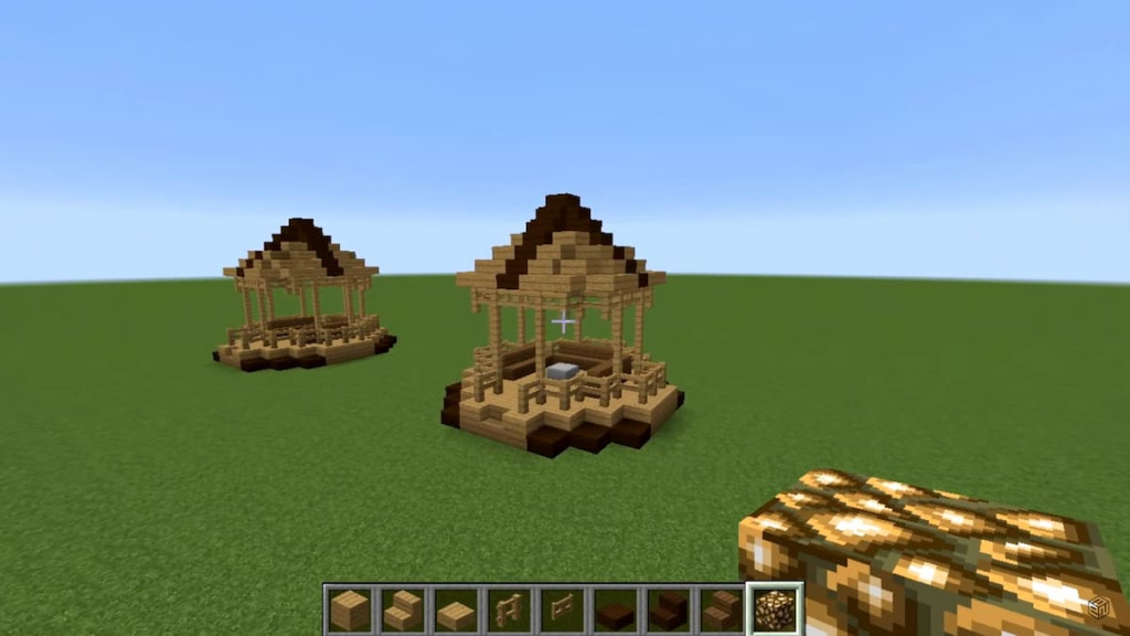 A simple wooden Gazebo in Minecraft by Ector Vynk.