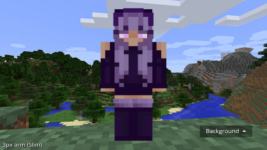 Minecraft Ender girl skin.