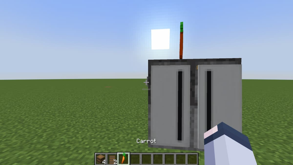 Functional modern Minecraft fridge.