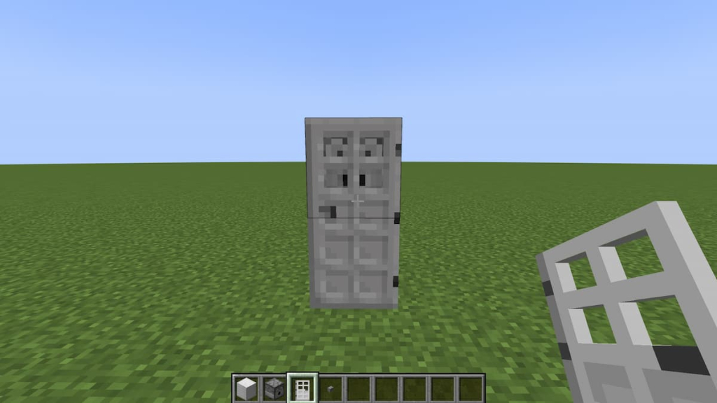 Adding the Iron Door as the door to the refrigerator.